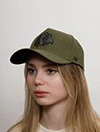 Бейсболка 47 BRAND арт. H-REPDT04WBP-SW Chicago Blackhawks NHL (оливковый)